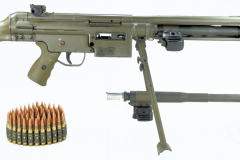 2-1-19-Heckler-Koch-HK21-91-Conv-7.62mm-Full-Auto-Belt-Fed-Machine-Gun $26,450