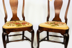 10-26-12-Pr-18th Century Queen Anne  Chairs