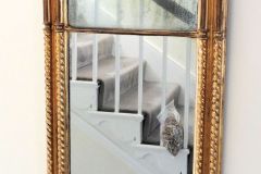 6-13-19 Federal Period carved gold framed hall mirror