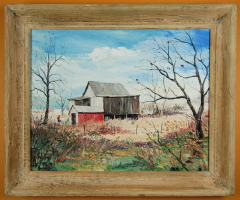 9-14-12-Henry-Progar-Barn-at-the-Edge-of-the-Field $4,400