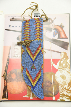 3-29-17-Sioux-Indian-beaded-knife-sheath.-Collected-by-Gen.-John-G.-Ballance $3,655