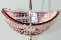 9-17-11-H.-Bateman Sterling  Silver Handled Compote