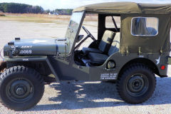 2-3-17-1951 Fully Restored U.S. Army Willys Jeep CJ 3B