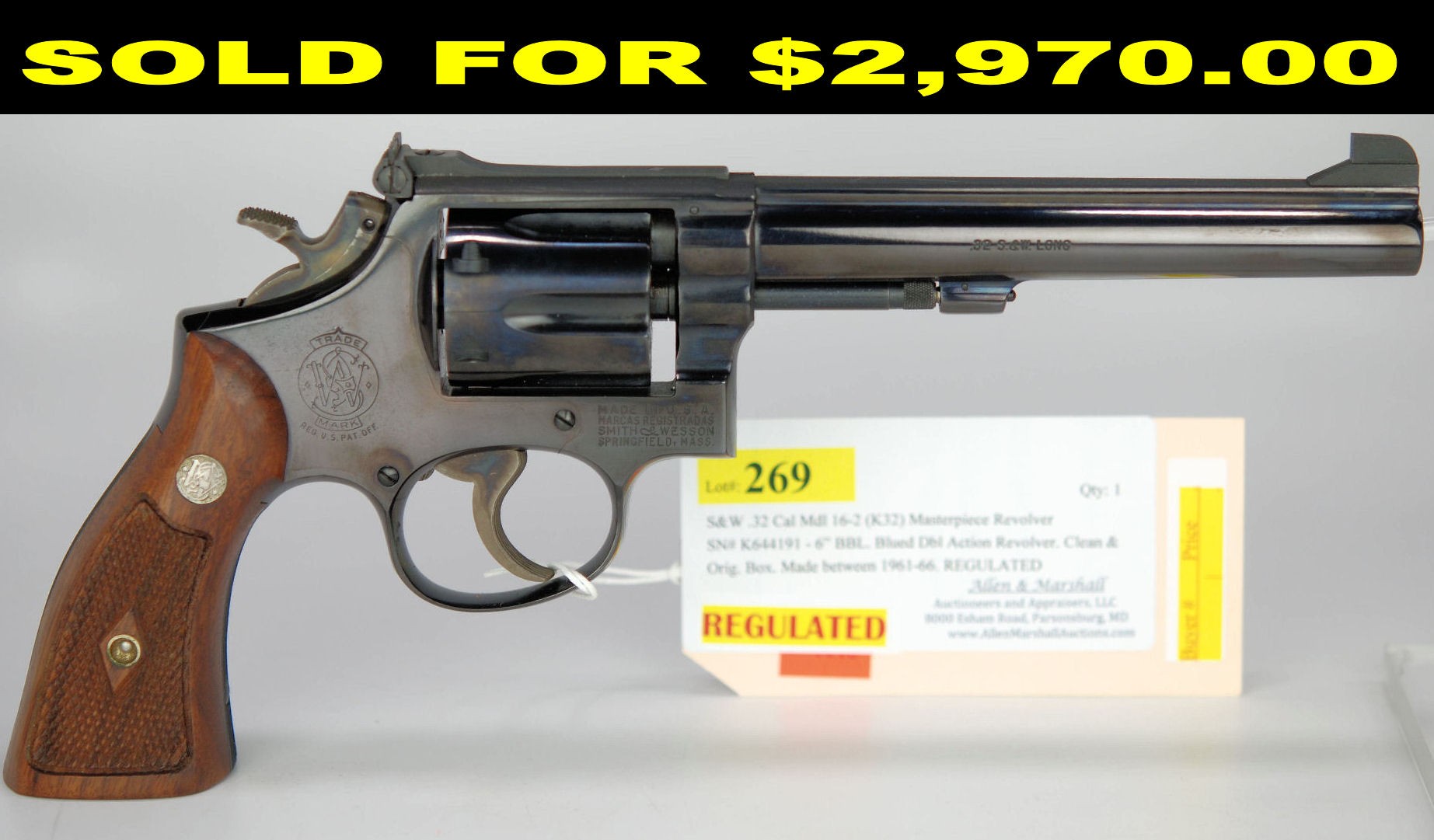 Allen & Marshall Auctions 6th Annual Firearm & Men's Night Out 2 Day Auction - February 3rd 2012 - Day 1