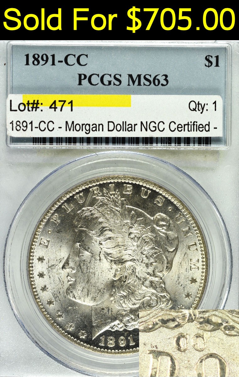 Large Public Coin Auction - 708 Lots